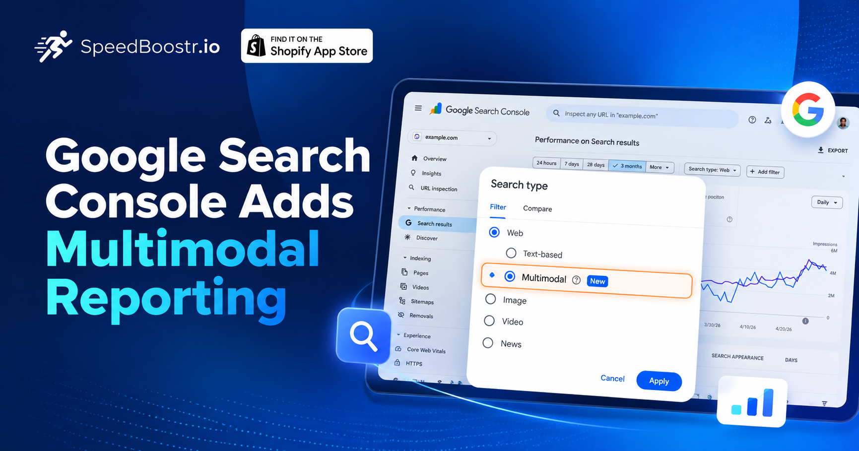 Google Search Console Adds Multimodal Reporting