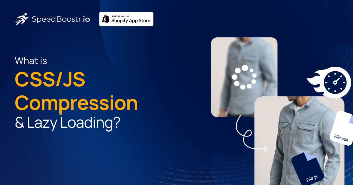 Image showing CSS and JavaScript compression and lazy loading, improving website performance and page speed